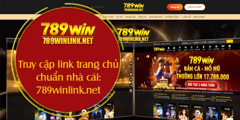 Truy cập link đăng ký 789win